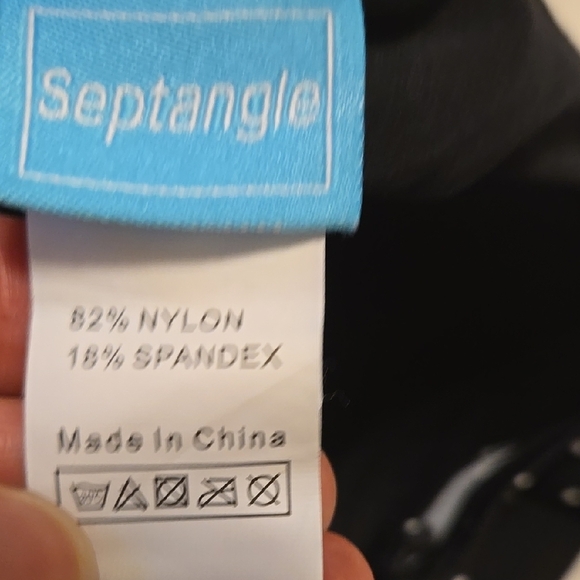 Womens Spectangle Black Polka Dot Dress Swimsuit Sz M NWT - Picture 6 of 6